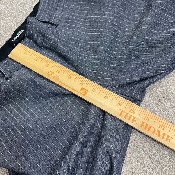 Express womens columnist barley bootcut pants sz 6R pin striped business casual - Picture 7 of 12